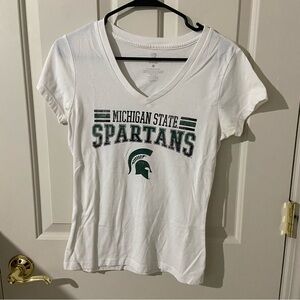 Colosseum White Michigan State Spartans Women's Tee